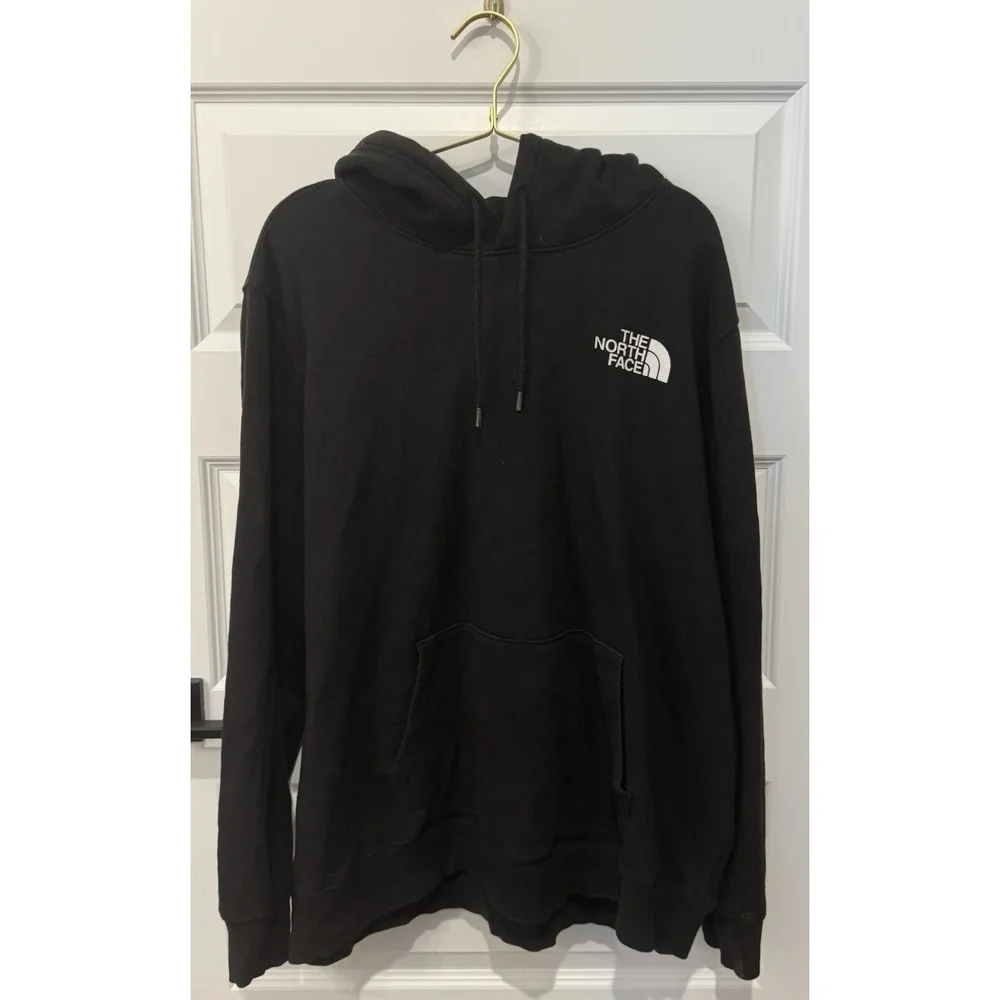 THE NORTH FACE Men's NEW Black Hoodie XL XLarge Tall Pullover Jacket Coat Warm